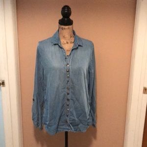Neon Buddha Chambray Shirt